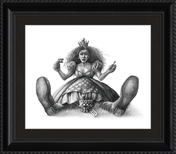 The Red Queen (Drawing) Art Print