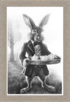 The March Hare (Drawing) Art Print