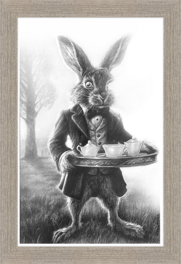 The March Hare (Drawing) Art Print