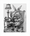 The White Rabbit (Drawing) Art Print