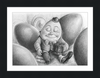 Humpty Dumpty (Drawing) Art Print