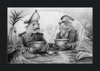 The Footmen (Drawing) Art Print