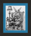 The White Rabbit (Drawing) Art Print