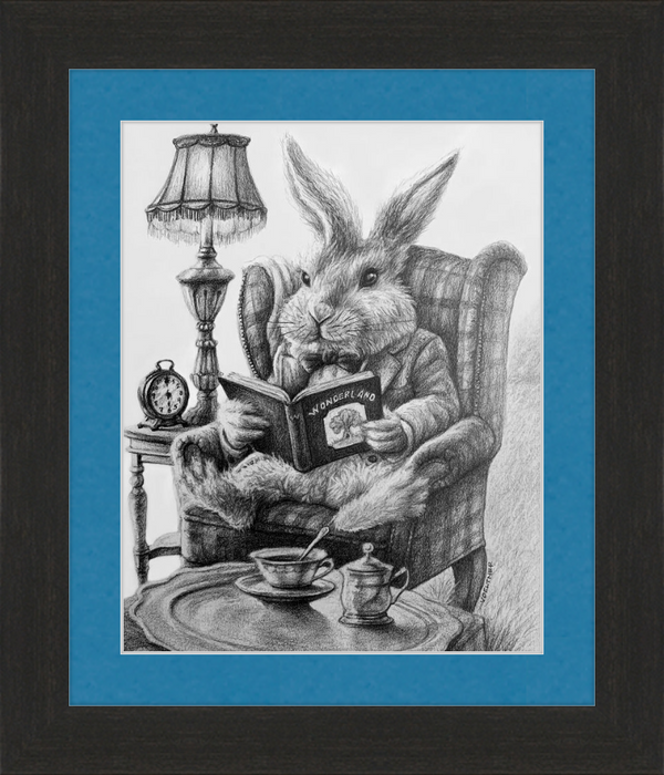 The White Rabbit (Drawing) Art Print