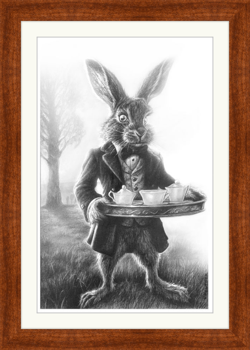 The March Hare (Drawing) Art Print