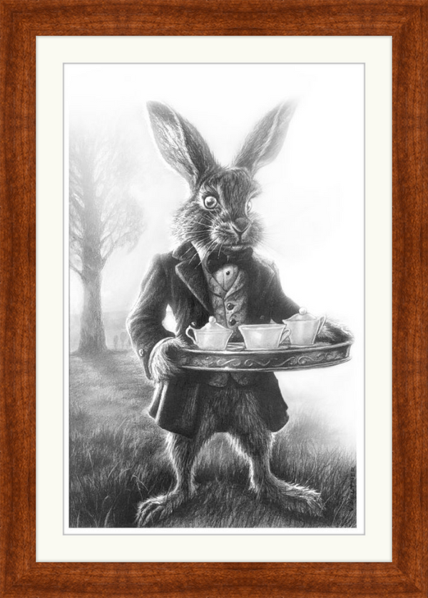 The March Hare (Drawing) Art Print