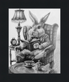 The White Rabbit (Drawing) Art Print