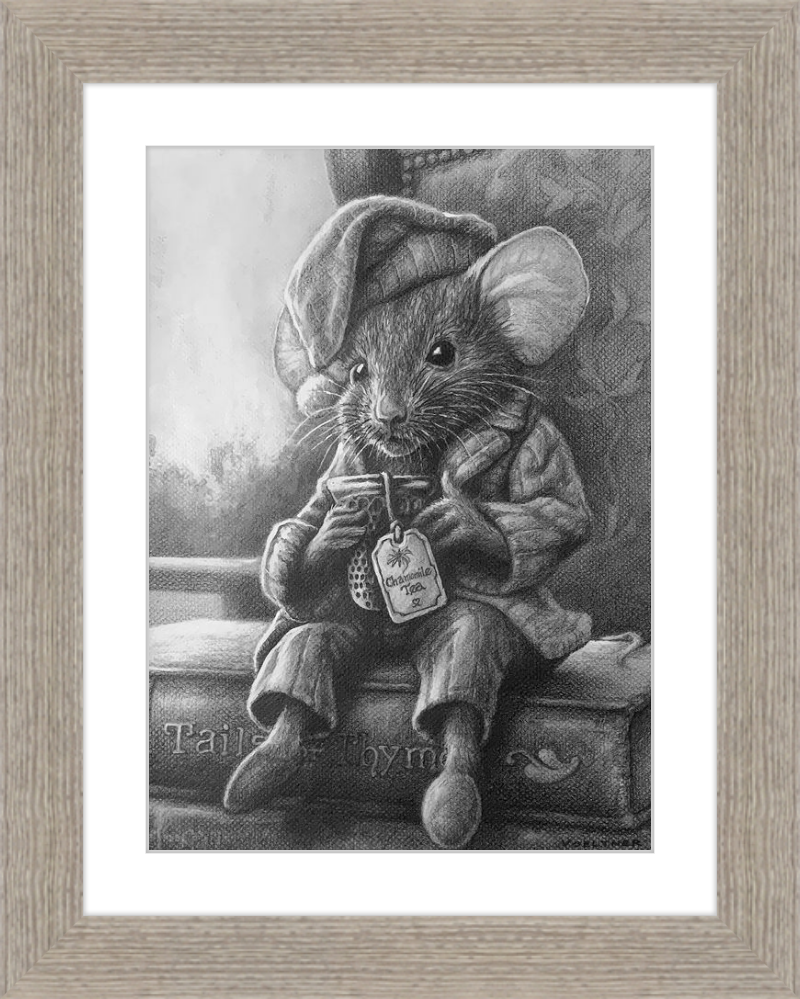 The Dormouse (Drawing) Art Print