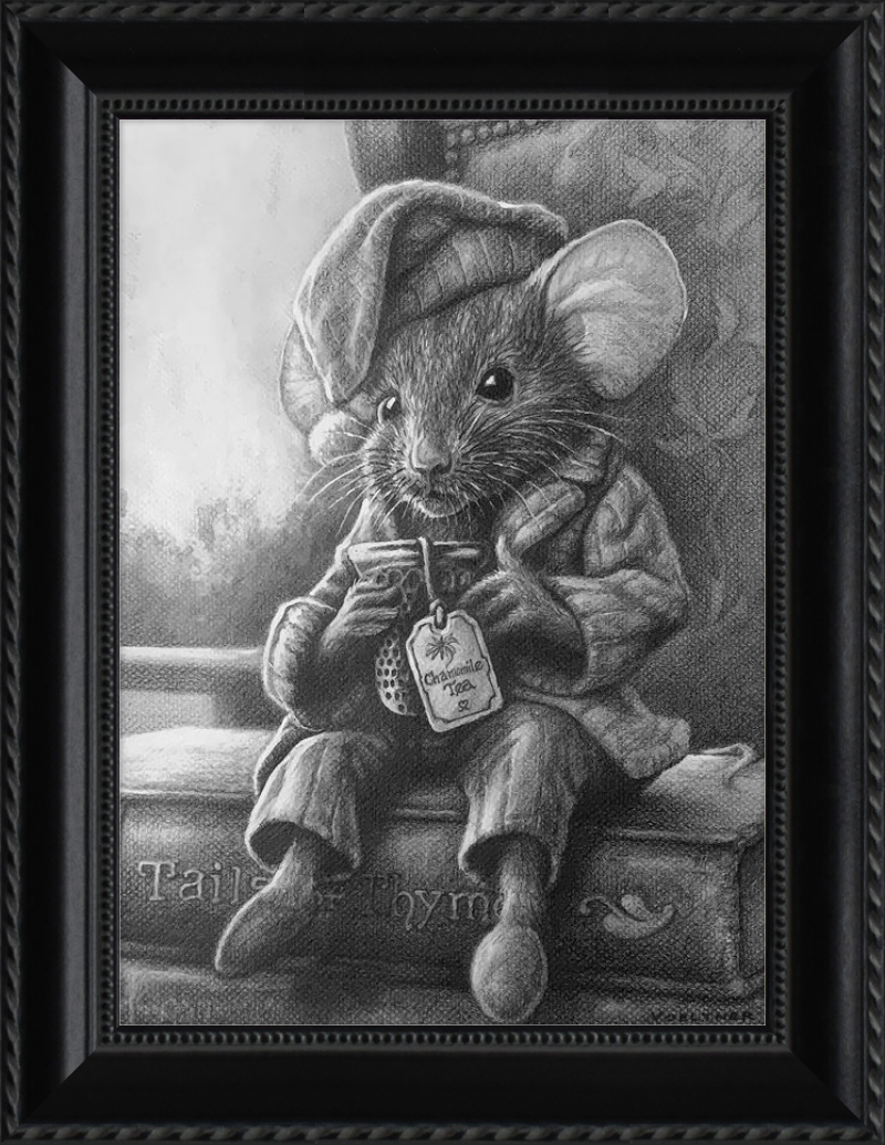 The Dormouse (Drawing) Art Print