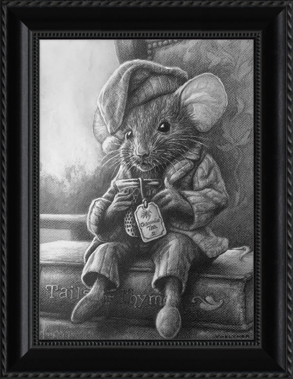 The Dormouse (Drawing) Art Print