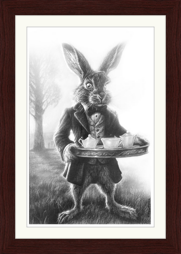 The March Hare (Drawing) Art Print