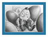 Humpty Dumpty (Drawing) Art Print