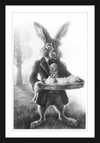 The March Hare (Drawing) Art Print