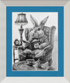 The White Rabbit (Drawing) Art Print