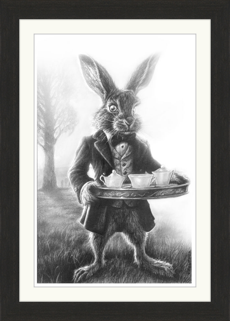 The March Hare (Drawing) Art Print