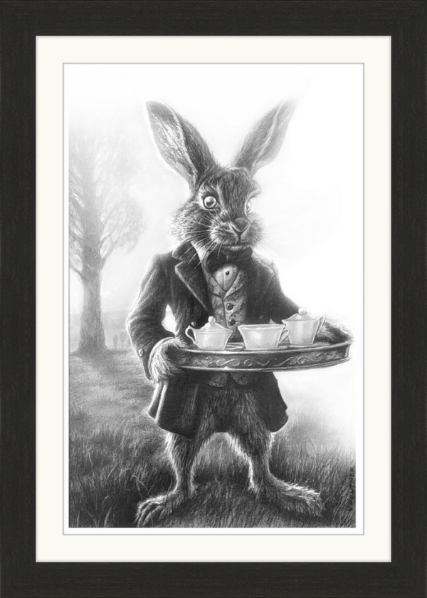 The March Hare (Drawing) Art Print