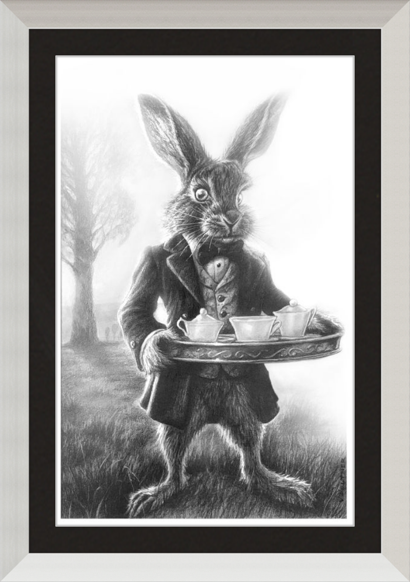 The March Hare (Drawing) Art Print