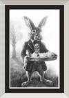 The March Hare (Drawing) Art Print