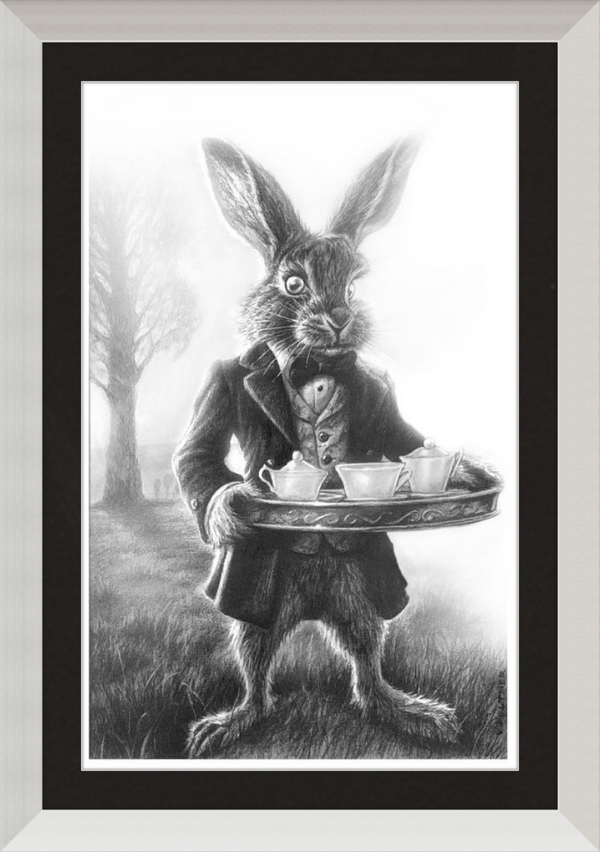 The March Hare (Drawing) Art Print