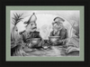 The Footmen (Drawing) Art Print