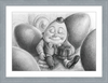 Humpty Dumpty (Drawing) Art Print