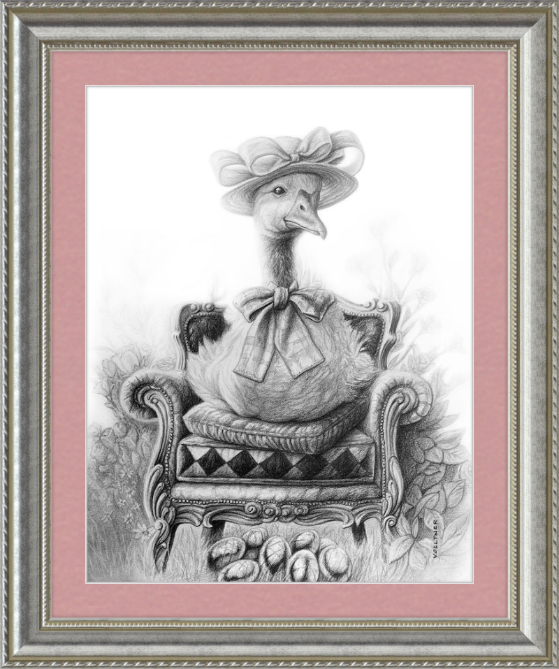 The Goose (Drawing) Art Print