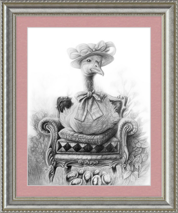 The Goose (Drawing) Art Print