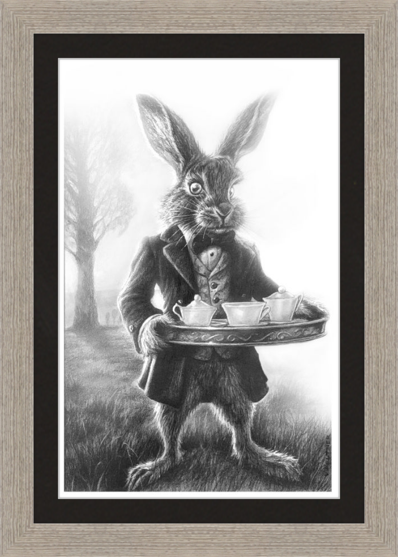 The March Hare (Drawing) Art Print