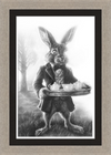 The March Hare (Drawing) Art Print