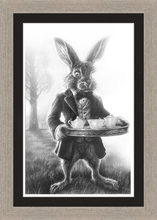 The March Hare (Drawing) Art Print