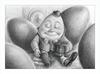 Humpty Dumpty (Drawing) Art Print
