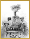 The Goose (Drawing) Art Print
