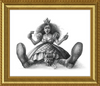 The Red Queen (Drawing) Art Print