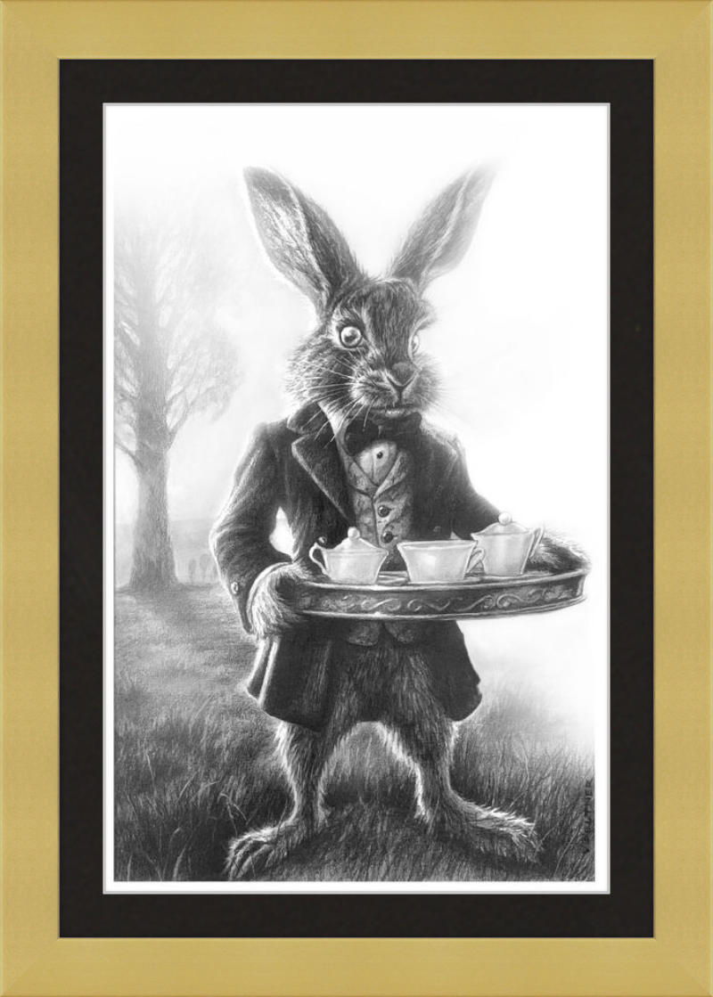 The March Hare (Drawing) Art Print