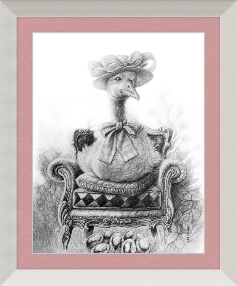 The Goose (Drawing) Art Print