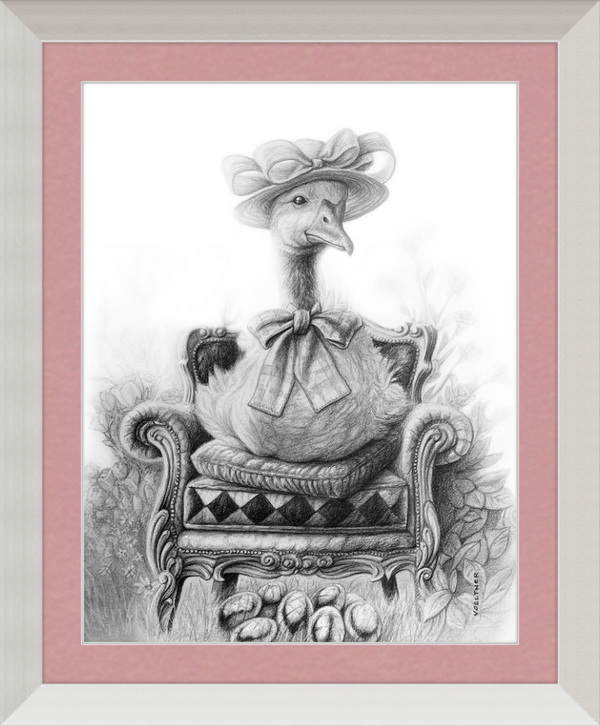 The Goose (Drawing) Art Print