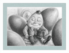 Humpty Dumpty (Drawing) Art Print