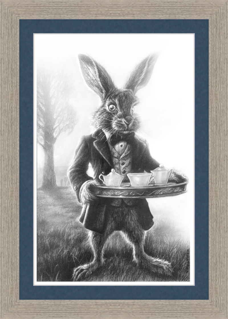 The March Hare (Drawing) Art Print