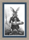 The March Hare (Drawing) Art Print
