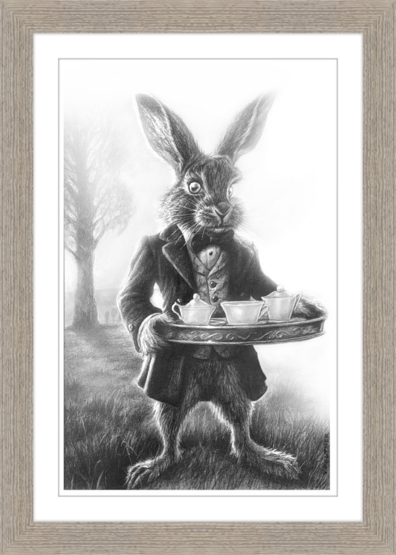 The March Hare (Drawing) Art Print