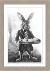 The March Hare (Drawing) Art Print
