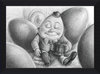 Humpty Dumpty (Drawing) Art Print