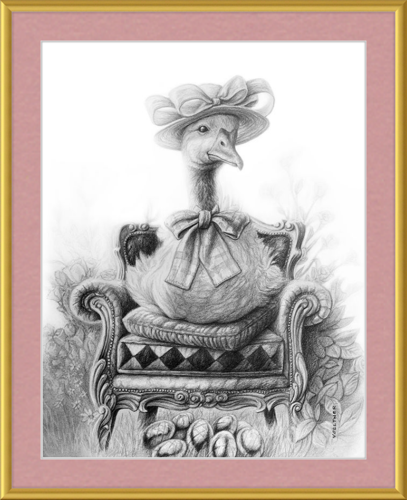 The Goose (Drawing) Art Print