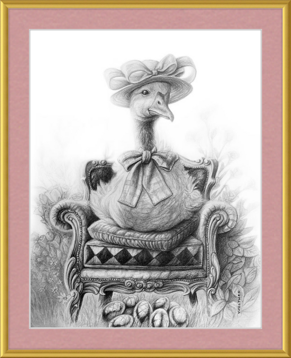 The Goose (Drawing) Art Print
