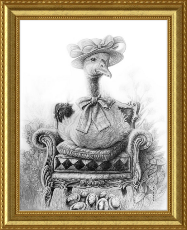 The Goose (Drawing) Art Print