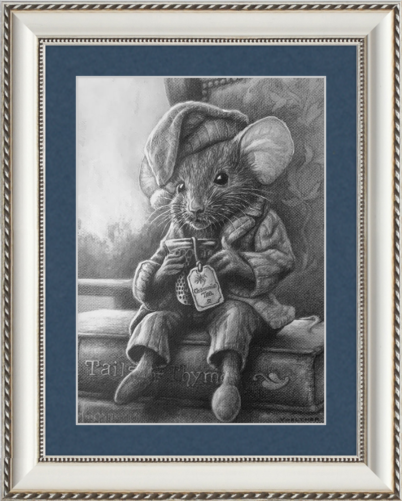 The Dormouse (Drawing) Art Print