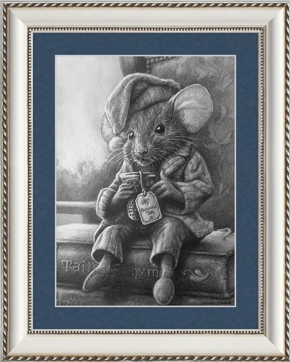 The Dormouse (Drawing) Art Print