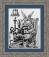 The White Rabbit (Drawing) Art Print