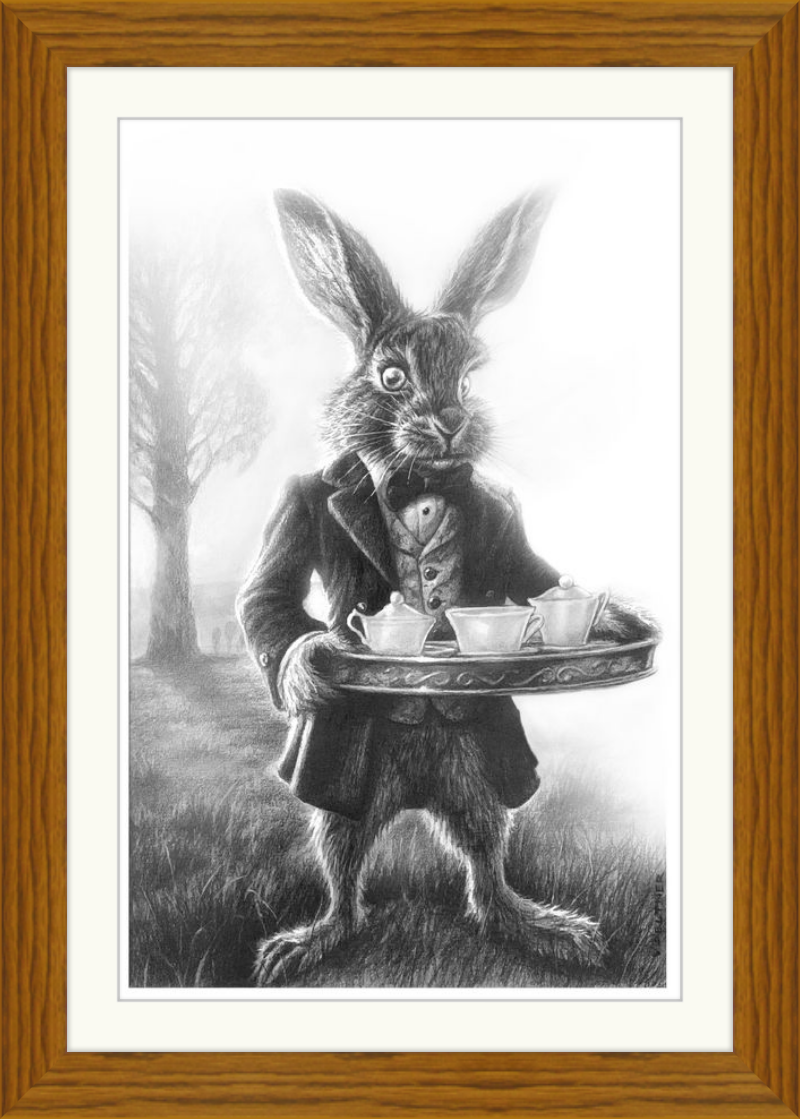 The March Hare (Drawing) Art Print