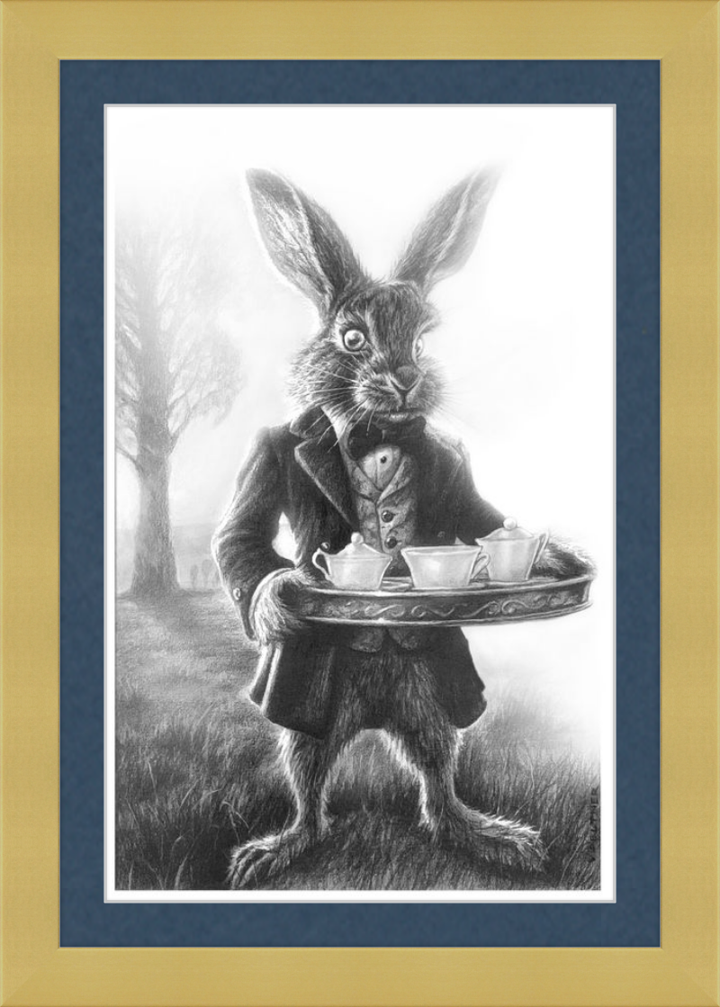 The March Hare (Drawing) Art Print